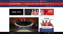 Desktop Screenshot of new.clubatleticodemadrid.com